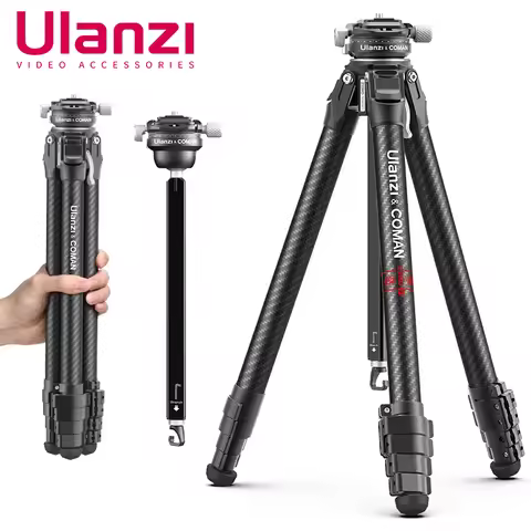 Ulanzi Zero Y Camera Tripod Heavy Duty Carbon Fiber 61.7in Professional Outdoor Photography Video Re