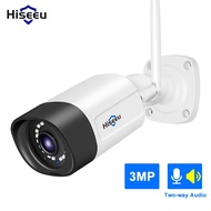 DCVF Hiseeu กล้อง3MP 5MP กล้อง IP แบบไร้สายกลางแจ้งกันน้ำ WiFi กล้องวงจรปิดการตรวจสอบความปลอดภัย P2P