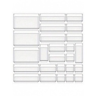 Laci Penyimpanan Dropshipping Perdagangan Asing Rentas Sempadan Saiz Set Penyusun Laci Plastik