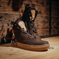 Canvas Sneakers - Hitop Brown Canvas Sneakers by Akar NFYR