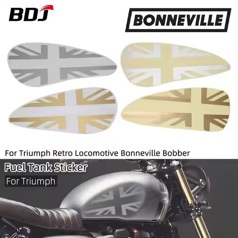 BDJ Bonneville Bobber Fuel Tank Sticker Reflective Label Motorcycle Decals Decoration Logo For Trium