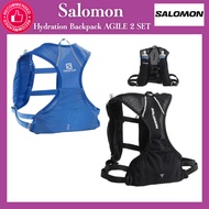 Salomon Hydration Pack AGILE 2 SET (Agile 2 Set) BLACK , NEBULAS BLUE