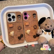 Donut Cake Casing For Realme 14 14X C75 C75X C73 C71 GT8 GT7 GT7T V70 V60 Pro Neo7 7X SE Turbo Narzo