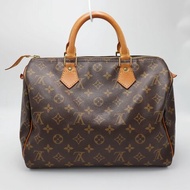 LOUIS VUITTON LV 路易威登 #1051 SPEEDY 30 老花 波士頓 M41108 二手