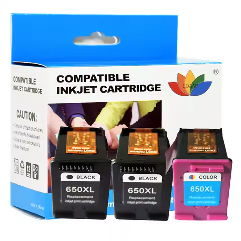 Replacement Ink Cartridge 650XL for HP 650 XL for HP650 Deskjet 1016 1018 1515 2510 2515 2516 2545 2