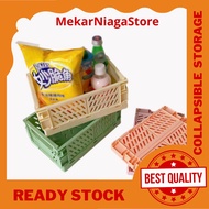 Bekas Bakul Kotak Penyimpan Boleh Lipat Collapsible Foldable Storage Box Basket Utility Tool Cosmeti