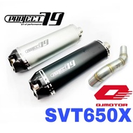 Project79 Exhaust QJMotor SVT650X Slip On Tabung Accessories Motor SVT 650 X QPM33 QJ SVT650