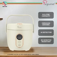 La Gourmet RC08DGMG Electric 0.8L Rice Cooker Digital Ceragan Ceramic AI Detector RC08DGVC Periuk Na