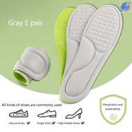 Breathable Sweat-Wicking Shoe Insoles for Men Size 45-46 - 2 Pairs Set