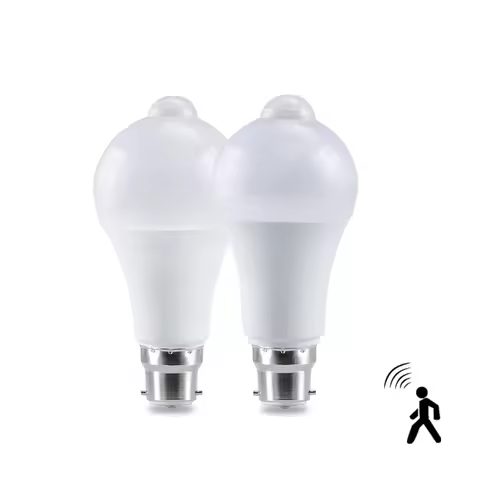 B22 12W 15W 18W 20W LED Light Bulb Motion Sensor Blub Led Light 85-265V LED Lamp PIR Sensor Light Au
