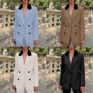 SUIT-36 Women's Blazer SUIT (Shirt Only) S-4XL 8 Pastel Colors Chubby Girls Can Wear It. Good Fabric