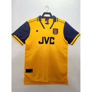 1996-97 Arsenal away retro Short Sleeve Sports Football Shirt--*-