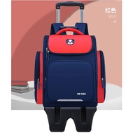 School Bag 6 Wheel Trolley bag Waterproof  Good Quality