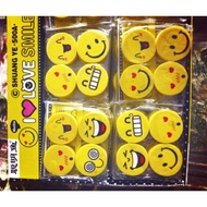 Set of 4 I smile erasers