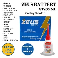 Aki Motor Honda Genio CBS GTZ5S Aki Kering Zeus High Spec