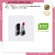 Dior Mini 999 Rouge Lipstick In Matte Mini Red