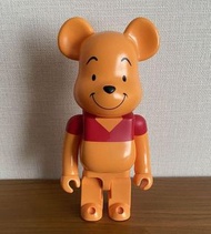 已開無盒 Bearbrick 小熊維尼 400% 全1款 2002年 迪士尼 Disney 積木熊 Winnie the Pooh 豬仔 Be@rbrick series 47 盲盒 扭蛋
