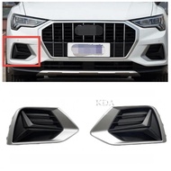 Auto Left Right Side Front Bumper Fog Light Grille Grill Cover for Audi Q3 2019 2020 2021 2022