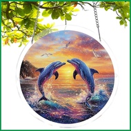Window Ornaments 2D Acrylic Collectible Puzzle Suncatcher for Window for Indoor Outdoor Windowsills 