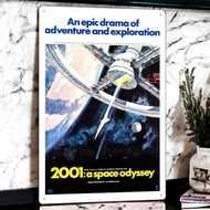 2001 Space Odyssey Movie Poster Tin Painting Variety 🇹🇼Made Made in Taiwan All Ready Stock Straight 