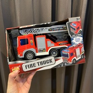 Fire Truck With Ladder Sound Light Truck. Extinguishers Toy