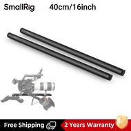 SmallRig 2Pcs 15Mm สีดำอะลูมินัมอัลลอย Rod(M12-40cm) 16นิ้ว1054