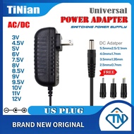 Universal 3V 5V 6V 7.5V 8V 8.5V 9V 9.5V 10V 11V 12V 200mA 300mA 500mA 600mA 800mA 1A 1.5A 2A 3A AC/DC Adapter Power Supply