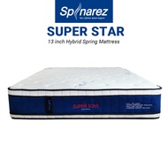 SpinaRez Super Star Mattress 13 inch Hybrid Spring Mattress (King/Queen/Super Single/Single)