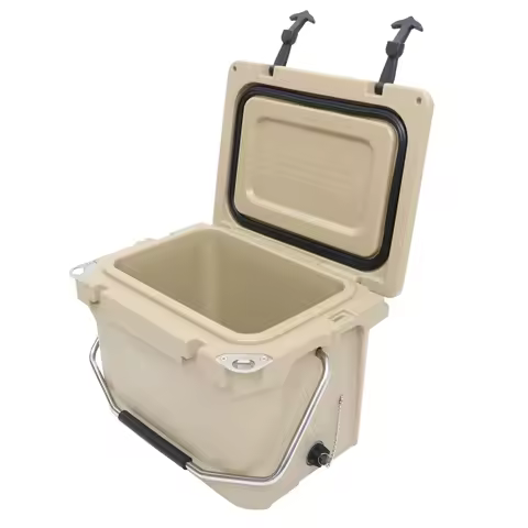 25QT Rotomolded Hard Cooler Box Camping Coolers