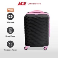 HITAM Ace - Supercase 24 Inch Cup Cake Suitcase - Black Oreo