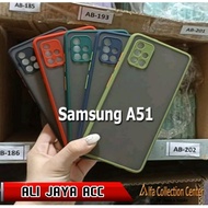 Silicone/softcase Aero hp Samsung A51/m51 case my choice + camera protector