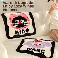 COZYC Seat Cushion, Thickened Warm Chair Pad, 45x45cm Imitation Cashmere Comfortable Skin-friendly O