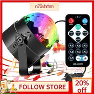 N73VHRHM Flash Party Disco Club DJ LED Magic Ball Light Colorful Lamp Stage Lights Remote Control