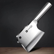 Bone Chopping Knife Meat Cleaver Anti-Slip Handle Heavy Duty Stainless Steel Cleaver Knife Cutting B