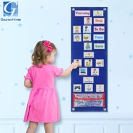 [Gazechimp] Behavioral Charts Weekly Progress Chart Routine Cards Sturdy Reusable Routine Chart Home