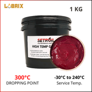 LUBRIX Setroil High Temperature Grease Lithium Grease Bearing Grease Minyak Grease Gris Bearing 1KG