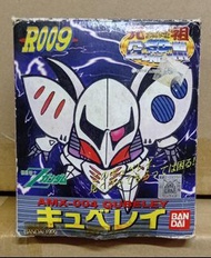 [全新未組合未使用, 包裝殘舊] 1996年 Bandai SD Z GUNDAM 元祖 R009 AMX-004 QUBELEY 卡碧尼 模型 figure 1盒