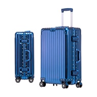 【FJ】全鋁鎂合金防爆26吋行李箱KB26(隱形掛勾 鋁框 行李箱 拉桿箱 登機箱 旅行箱)/ 藍色