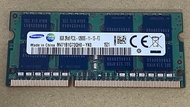 三星(Samsung)8GB 2RX8 DDR3 PC3-12800S記憶體(雙面)中古良品