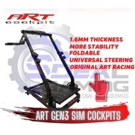 GEN5] ART COCKPIT SIM RACING RACK GEN 3 X COCKPIT FOLDABLE STAND FANATEC THRUSTMASTER LOGITECH SIM M