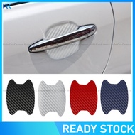 1pc Universal Carbon Fiber Auto Car Door Handle Stickers Car Handle Protection Car Handle Anti Scratch Stickers