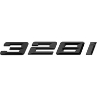 328i Emblem Decal Car Numbers Letters Decal Plating Badge 3D Metal Style Fit for 328i Car Model Blac