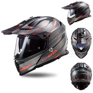 LS2 Adventure Helmet Dual Visor Dual Sport Fullface Helmet High end quality