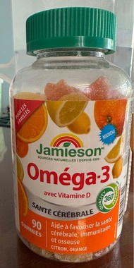 加拿大 Jamieson Omega-3 軟糖（90粒裝）