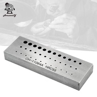 [Amuzocity] 36 Holes Riveting Stake Watchmaking Tool Riveting Staking Block Anvil Block
