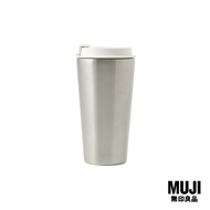 มูจิ แก้วแสตนเลสพร้อมฝา - MUJI Stainless Steel Coffee Mug (560ml)