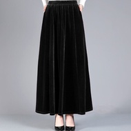 Skirt Office Kerja Muslimah Women Long Skirt Plus Size Skirt (S-6XL) women office skirt labuh formal