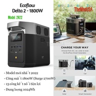 Trạm sạc năng lượng di động EcoFlow Delta 2 1800W Model 2022 Hàng chính hãng