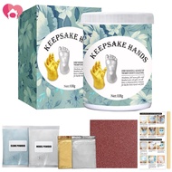 Baby Keepsake Hand Casting Kit DIY Plaster Statue Molding Kit 3D Hand Print Mold Powder Casting Kit 
