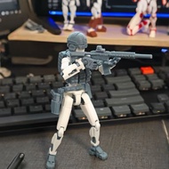 2026 New Style Multi-Joint Action Figure Police Suit dummy13 Educational Assembly 3D Model Toy Soldi